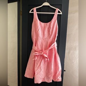 Nine West tie Waist Fit Flare Dress